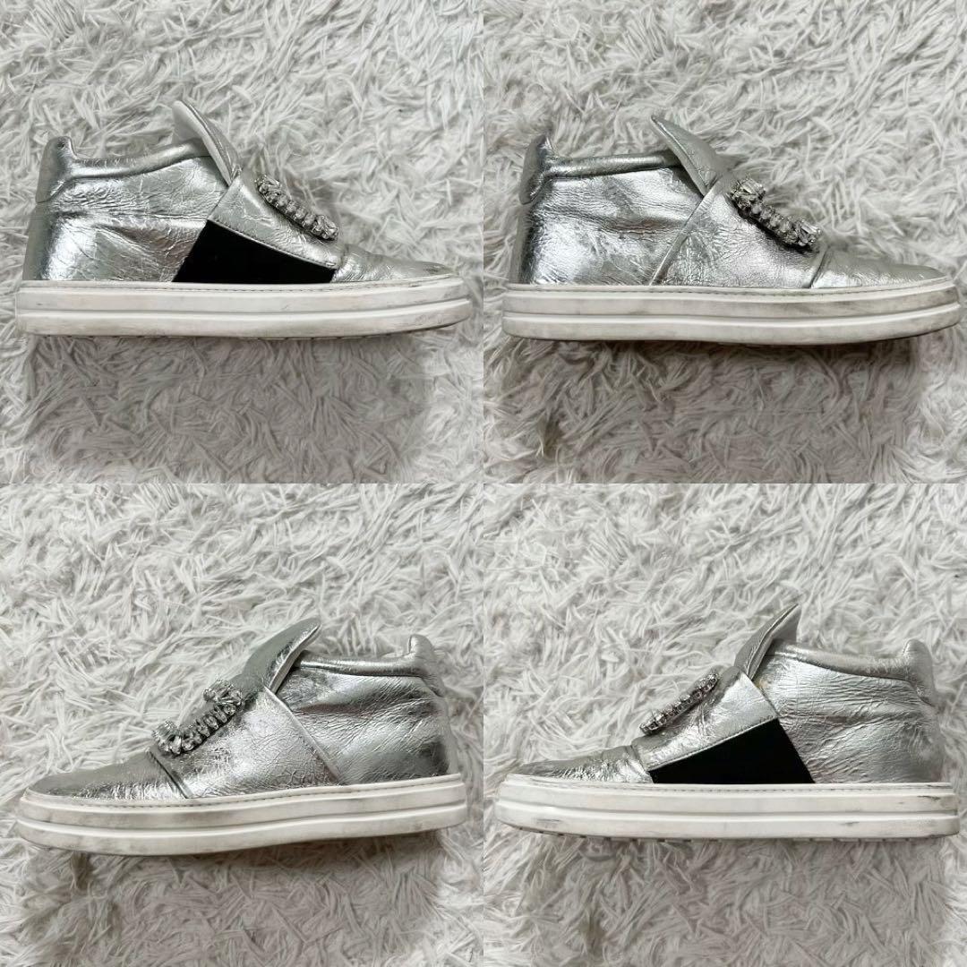 roje vi vi e plate biju- silver is ikatto sneakers box attaching Roger Vivier square silver high class beautiful eyes adult casual shoes 