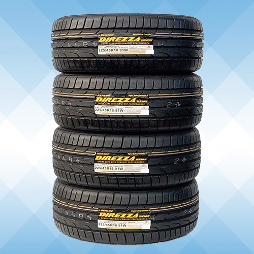 225/45R18 91W DUNLOP ダンロップ ディレッツァ DIREZZA DZ102 23年製 4本送料税込 \49,320より 1_画像1