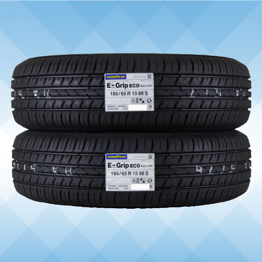 185/65R15 88S GOODYEAR グッドイヤー EFFICIENT GRIP ECO EG01 24年製 正規品 送料無料 2本税込 \12,860 より 1_画像1