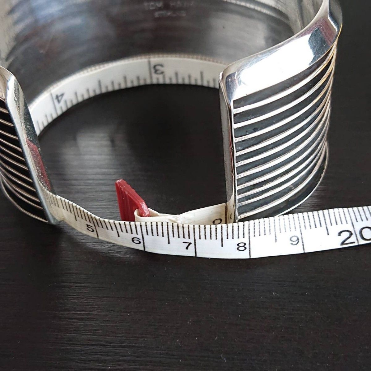 TOM HAWK トムホーク 10グルーヴ STERLING バングル ナバホ TOM HAWK トムホーク 10グルーヴ STERLING バングル ナバホ