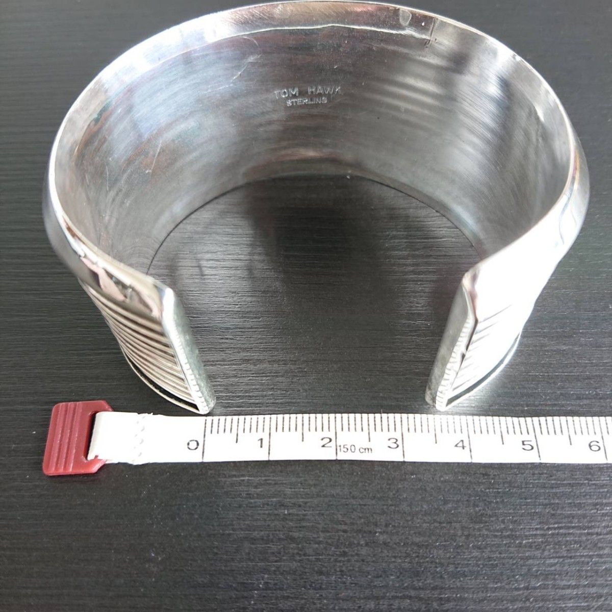 TOM HAWK トムホーク 10グルーヴ STERLING バングル ナバホ TOM HAWK トムホーク 10グルーヴ STERLING バングル ナバホ
