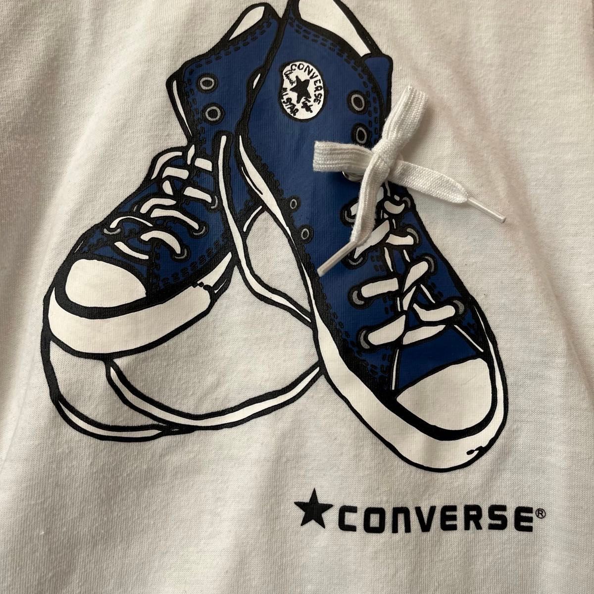 コンバース CONVERSE  Tシャツ プリント パーカー　フード 半袖 ワンポイント プリント トップス カットソー　