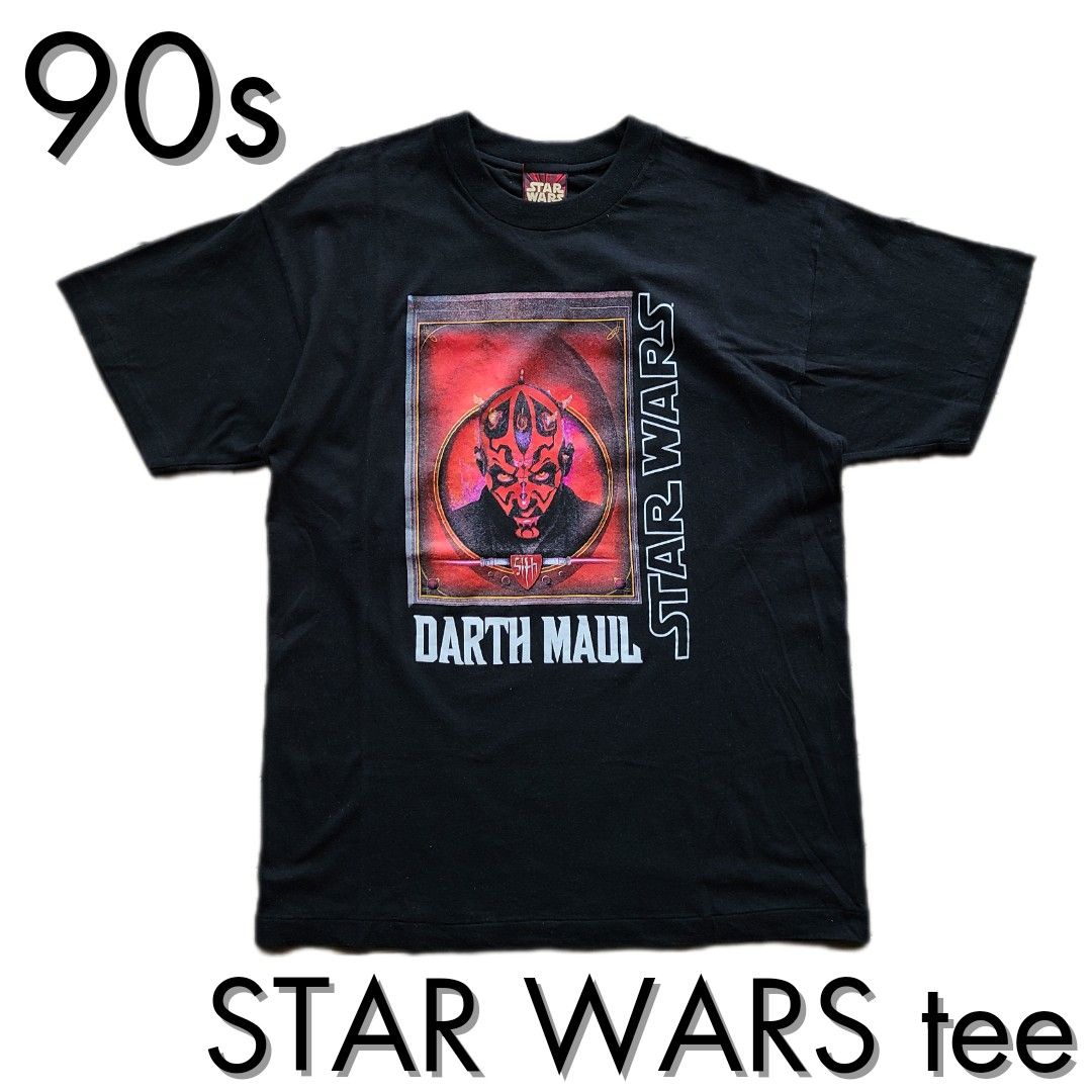 90s vintage STAR WARS ダースモール Tシャツ スターウォーズ 懸賞 非売品 デッドストック 黒 L