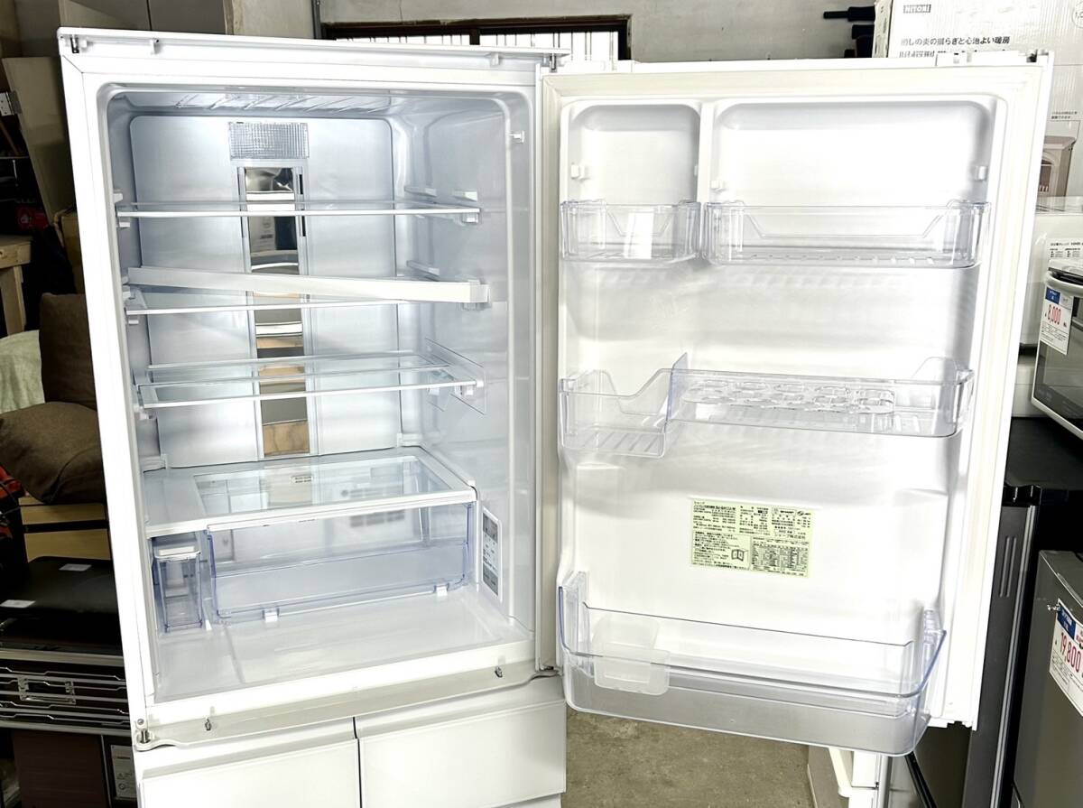 [ prompt decision * beautiful goods ]22 year made sharp SHARP 412L 5-door refrigerator SJ-G417J-W.... door Sapporo receipt welcome 