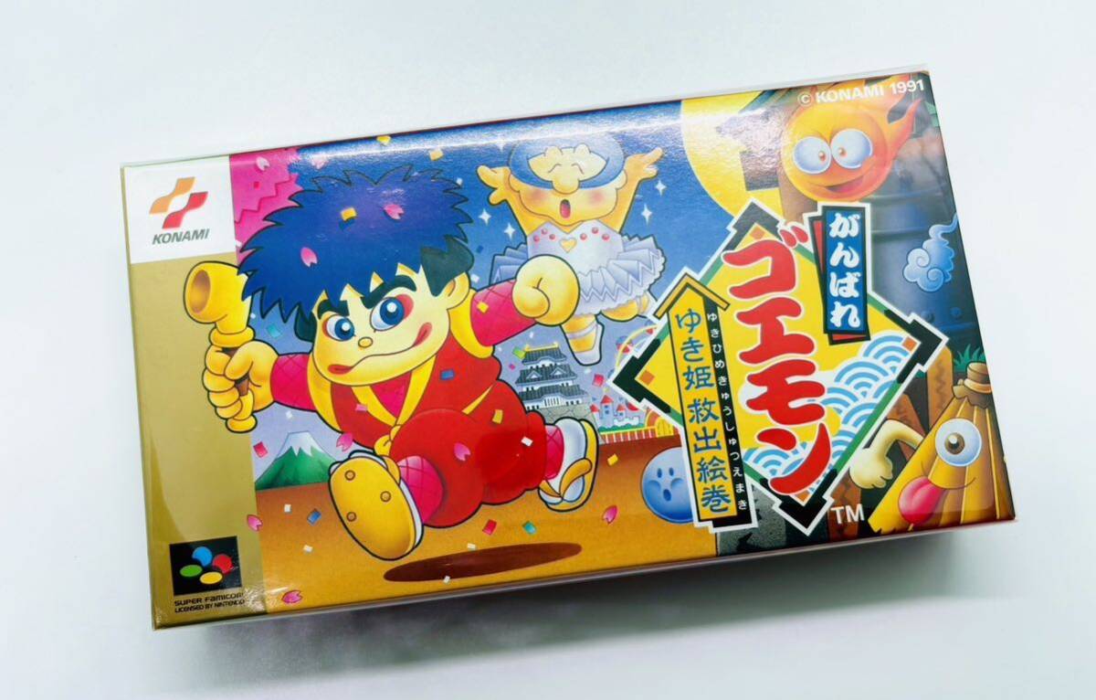 ◇新品未開封・超美品◇SFC◇スーパーファミコン◇がんばれゴエモン ゆき姫救出絵巻◇1円スタート◇当時物◇KONAMI◇コナミ◇の画像2