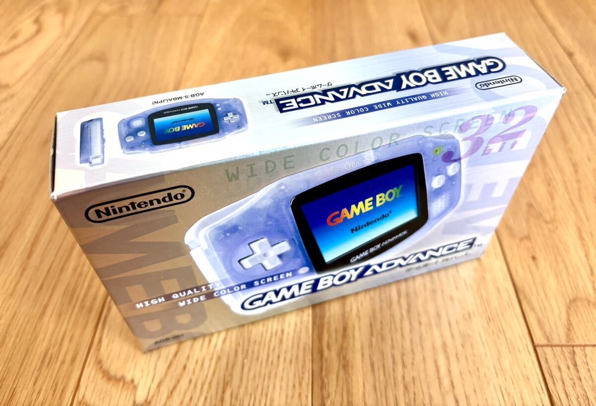 ◇美品◇GBA◇ゲームボーイアドバンス 本体◇ミルキーブルー◇任天堂◇1円スタート◇完品◇当時物◇デッドストック品◇の画像3