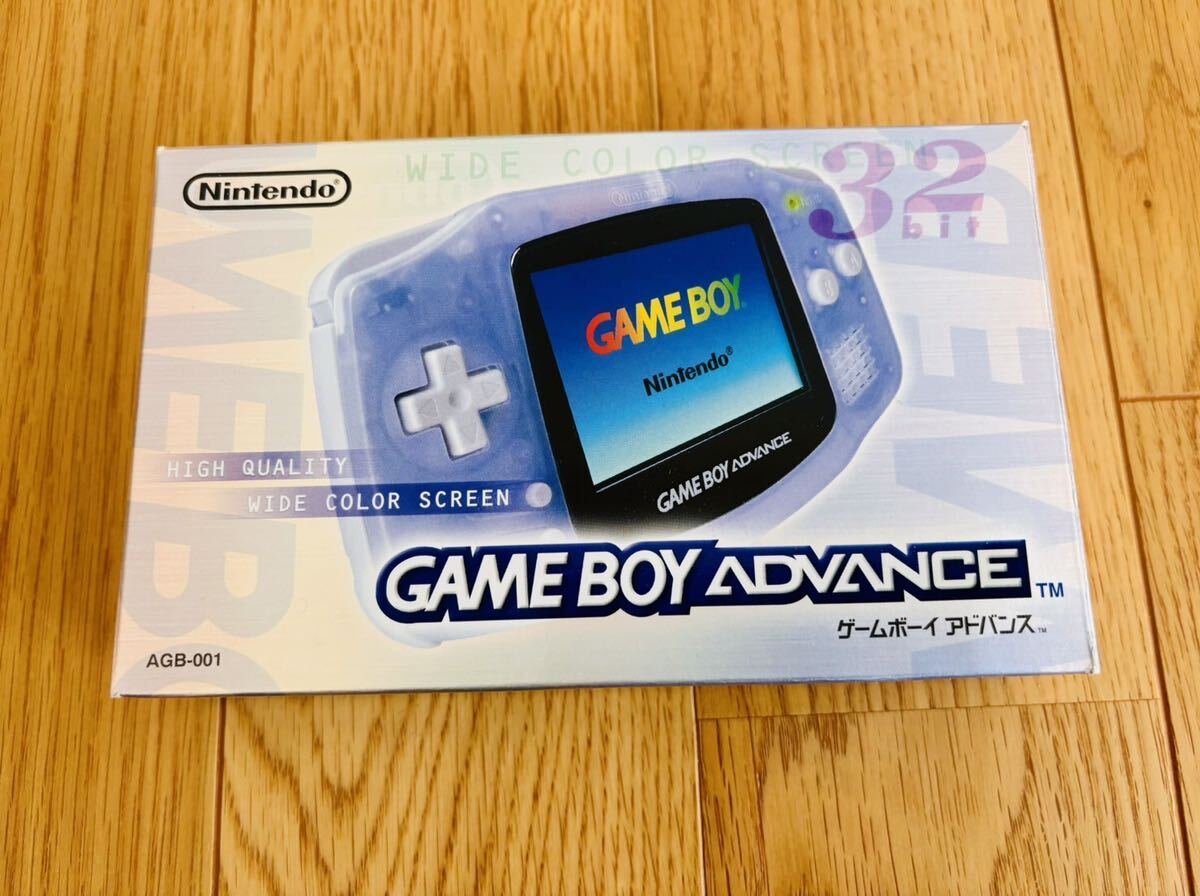 ◇美品◇GBA◇ゲームボーイアドバンス 本体◇ミルキーブルー◇任天堂◇1円スタート◇完品◇当時物◇デッドストック品◇の画像1