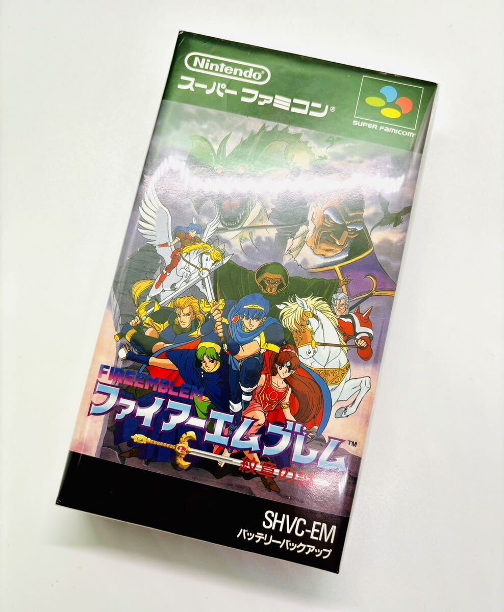 ◇新品未開封・超美品◇SFC◇スーパーファミコン◇ファイアーエムブレム 紋章の謎◇1円スタート◇当時物◇任天堂◇非常に綺麗な新品◇の画像2