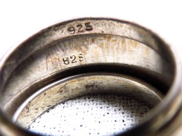 指輪まとめて18点 925刻印 SLIVER刻印など含む リング アクセサリー アンティークの画像5