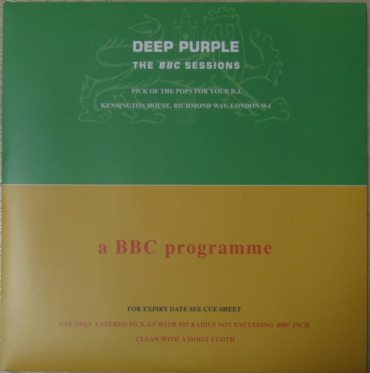 EU ORIG　★　DEEP PURPLE / BBC SESSIONS 1968～1969　★　美品　_画像3
