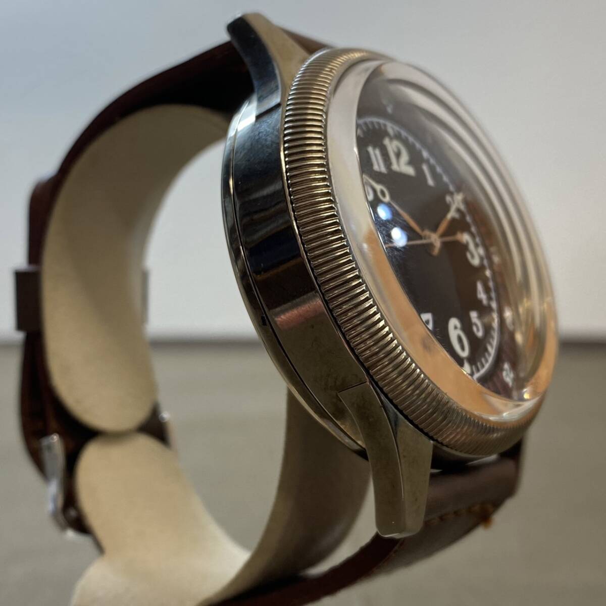 ●【MH-7062】海軍天測時計 レプリカ クオーツ式 空兵 第三六一三號 メンズ 腕時計 稼働品【レターパックプラス可】の画像3