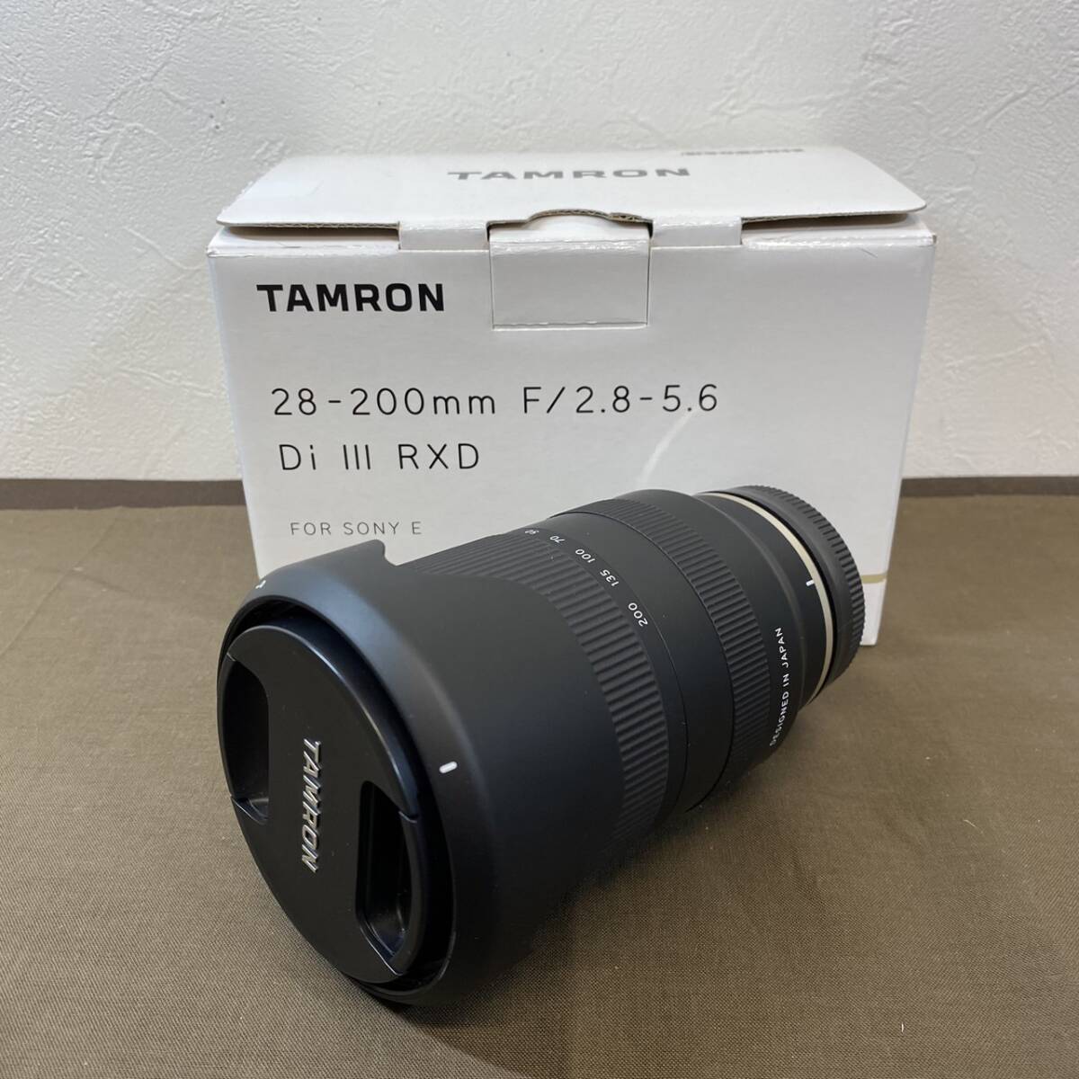 【MH-7180】中古美品 TAMRON タムロン 28-200mm F2.8-5.6 Di III RXD SONY Eマウント 元箱付き 動作未確認の画像1