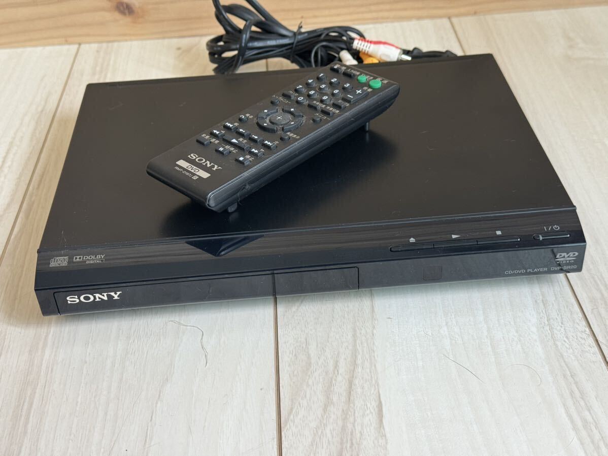 ☆SONY ソニー CD/DVDプレーヤー DVP-SR20☆RMT-D197J リモコン付き☆_画像7