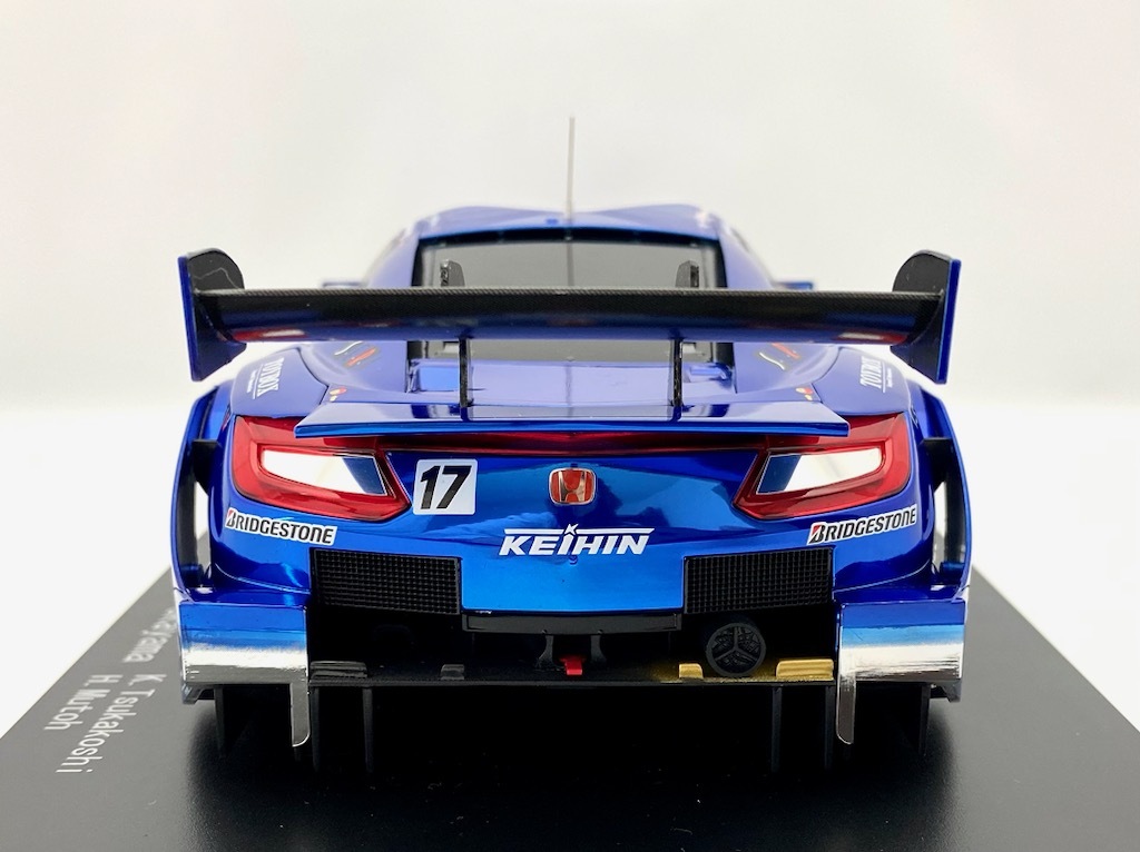 未使用【絶版】EBBRO　エブロ　1/18　KEIHIN NSX CONCEPT-GT No.17　SUPER GT500 2015　岡山　塚越 広大 / 武藤 英紀【81035】_画像5