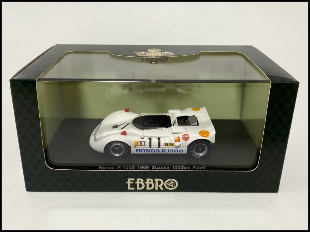 １円スタート！　未開封【絶版】EBBRO　エブロ　1/43　Honda R-1300 1969 Suzuka 1000km No.11　鈴鹿 1000㎞ 自動車レース　【44476】_画像1