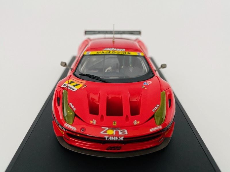 未使用【絶版】MAKE UP EBBRO エブロ 1/43 JIMGAINER DIXCEL DUNLOP 458 GT2 SGT300 2011 No.11 ジムゲイナー フェラーリ 【44678】の画像2