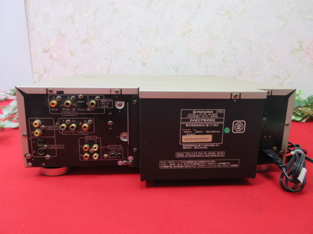 14YY1 PIONEERパイオニア DVD LDプレーヤー DVL-909 の画像7