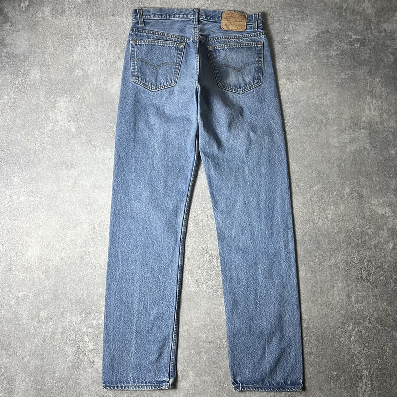 90s USA製 Levis 501 デニム パンツ 34 34 / 90年代 アメリカ製 オールド リーバイス ジーンズ ジーパン ストレート 脇割り_画像9