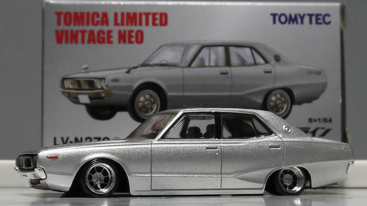 トミカリミテッド改 1/64 日産スカイラン4ドア ケンメリ ハヤシ アルミ製 深リム 旧車 グラチャン 街道レーサー 国産名車 JDM LBW　_画像5