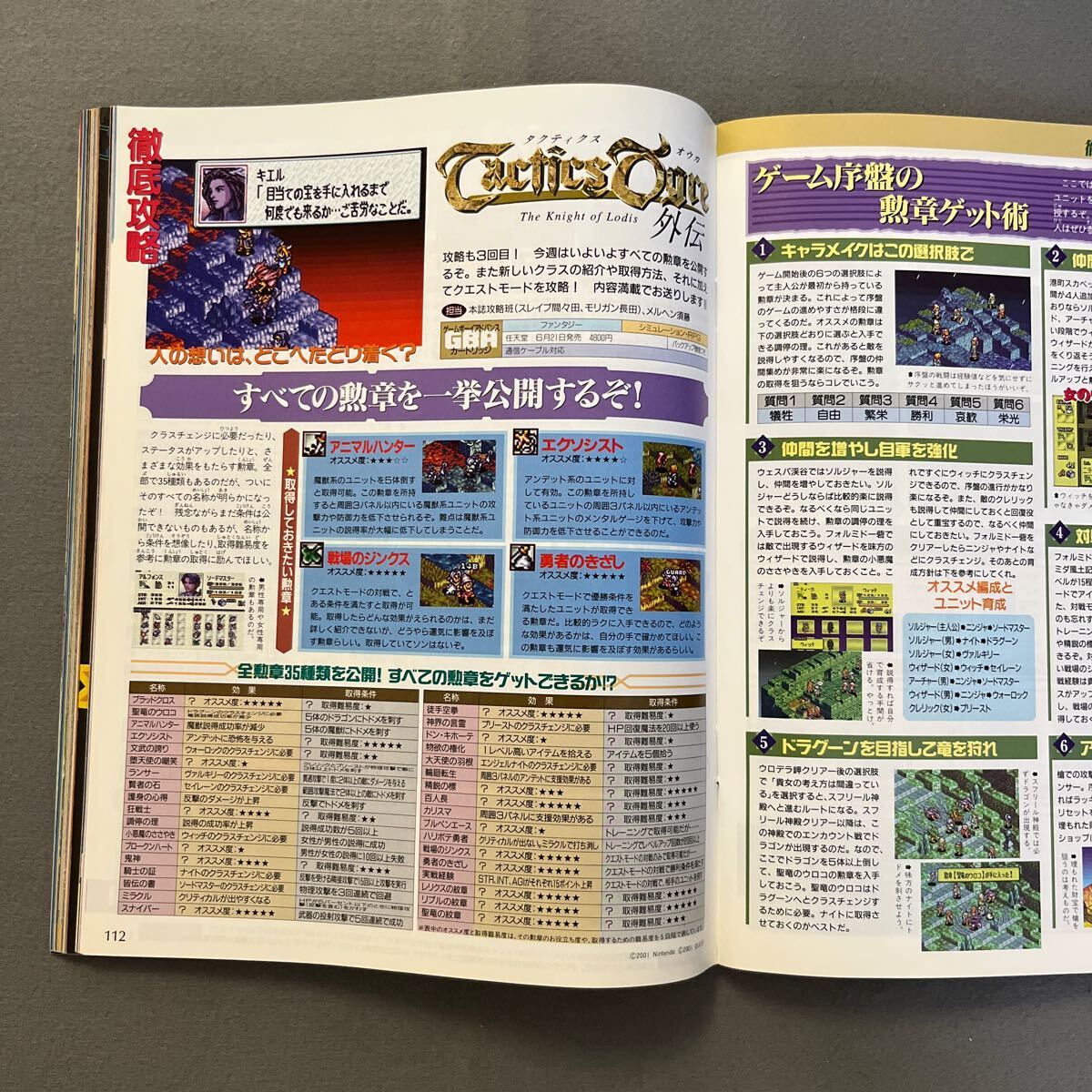 週刊ファミ通◎2001年7月20日号◎プレステ2◎ゲームキューブ◎Xbox◎タクティクスオウガ外伝◎ピポサル2001◎ザキングオブファイターズ_画像5