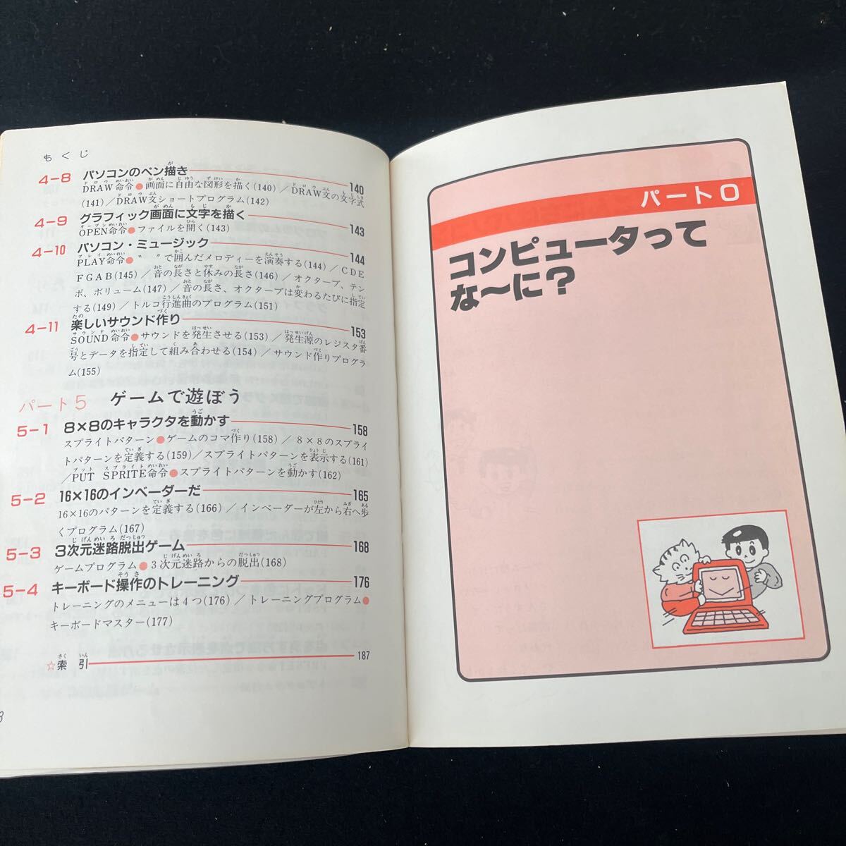 MSX○絵でわかるたのしいパソコン入門○1987年5月25日発行○パソコン○コンピューター○キーボード○プログラムの画像4