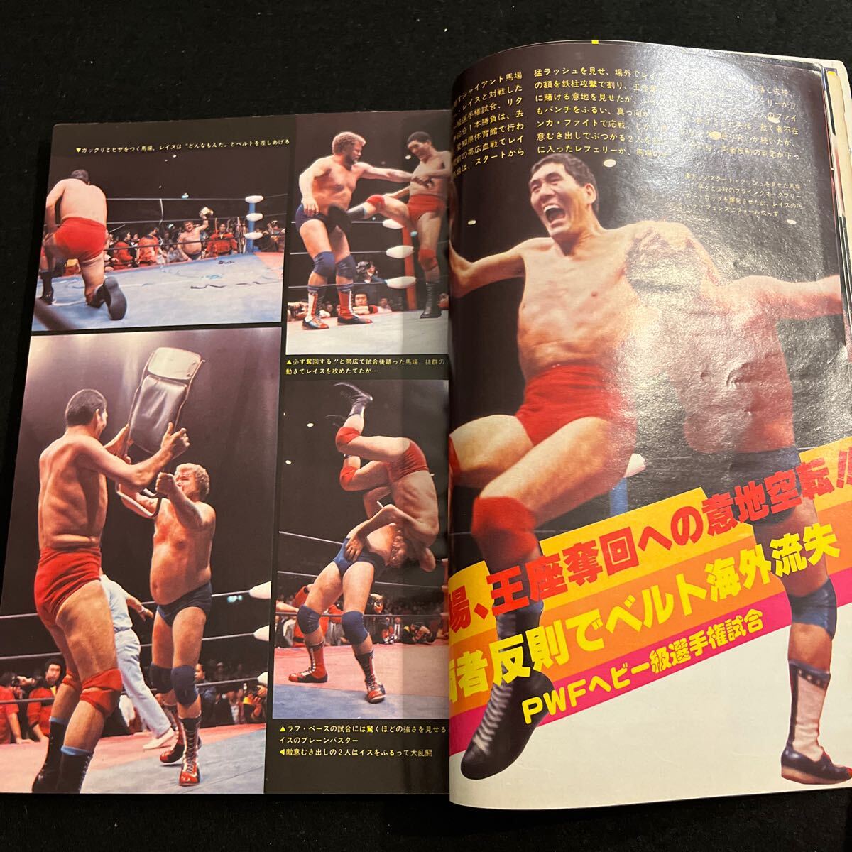 プロレス○昭和57年12月15日発行○ベースボールマガジン社○アントニオ猪木○スタンハンセン○ボブオートン_画像6