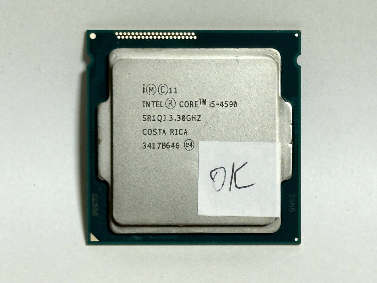  tube 2[BIOS operation goods with guarantee ]Intel Core i5-4590 3.30GHz SR1QJ