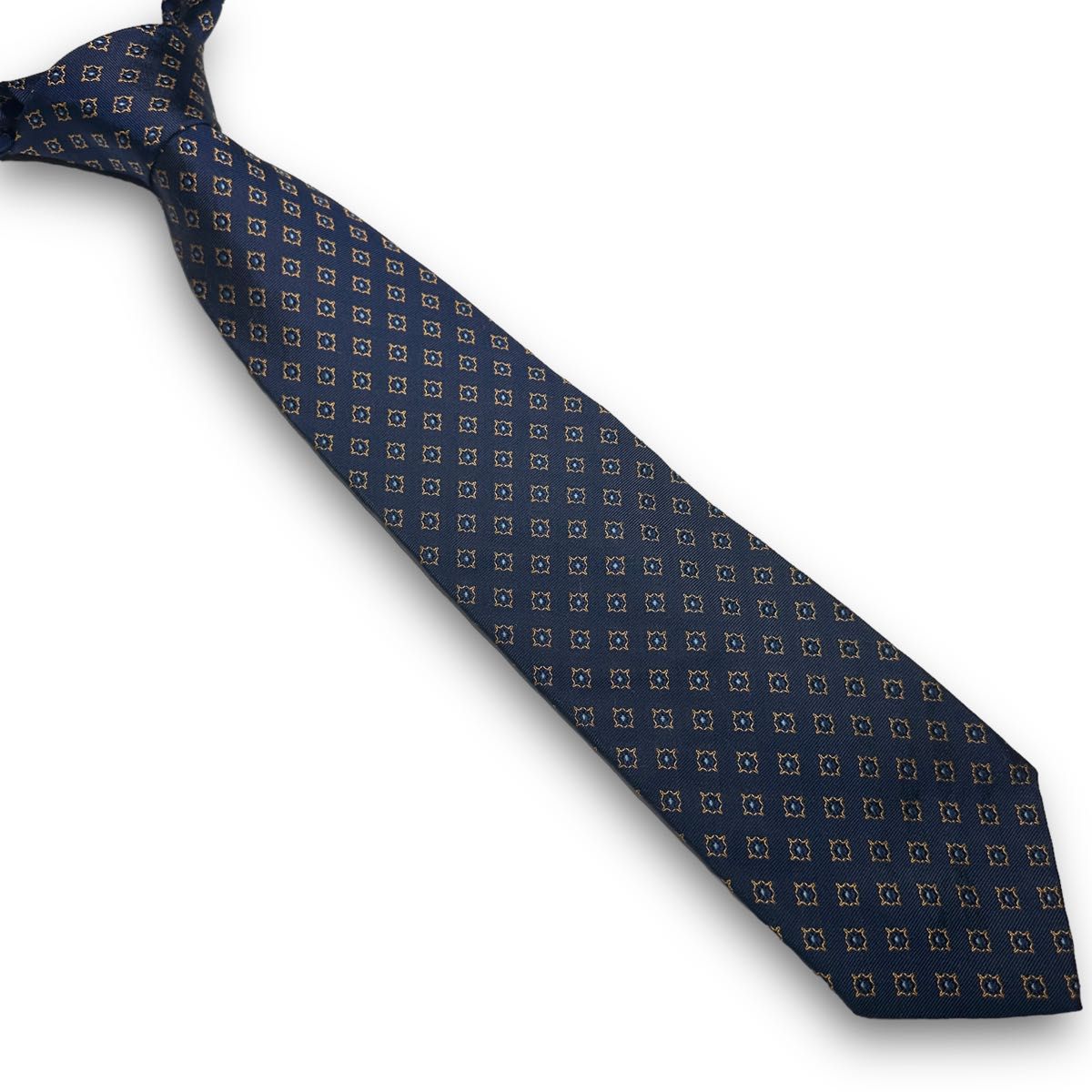 ブルックスブラザーズ　紋柄　イングランド生地　USA製　高級シルクネクタイ