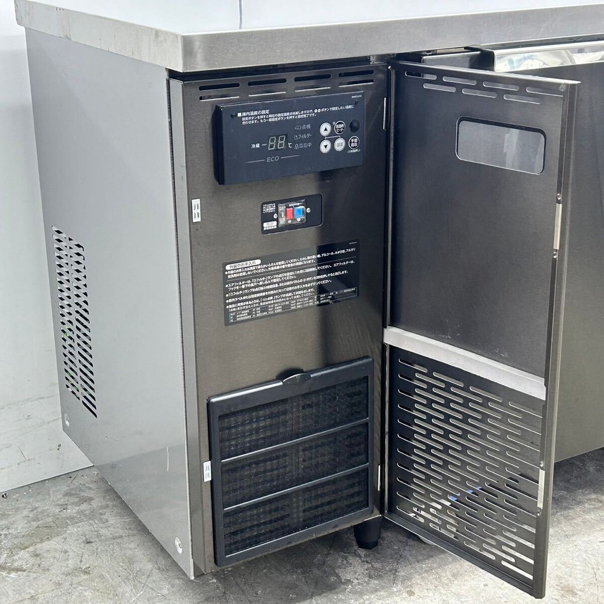 ホシザキ 台下冷蔵庫 RT-120SNG-BK 2020年製 BKモデル W1200 ホシザキ 台下冷蔵庫 RT-120SNG-BK 2020年製 BKモデル W1200