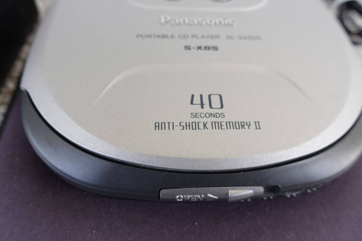 Panasonic ポータブルCDプレイヤー SL-SX500 再生不可 ジャンク品の画像2
