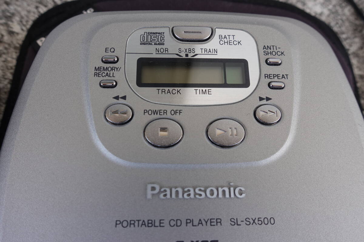 Panasonic ポータブルCDプレイヤー SL-SX500 再生不可 ジャンク品の画像3