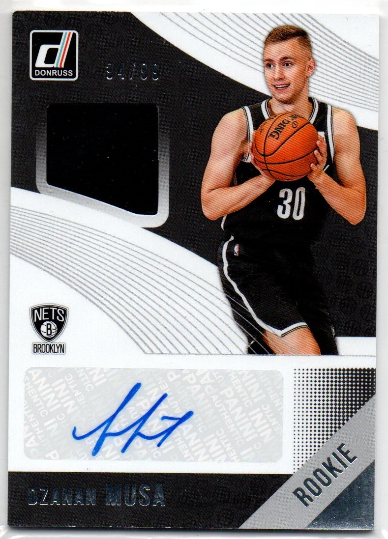 【DZANAN MUSA】2018-19 Donruss Rookie Materials Signatures [94/99]_画像1