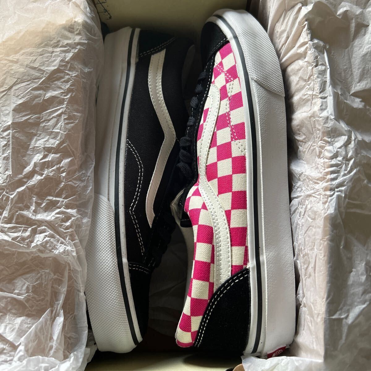 VANS V36OG Billy's Billys Old Skool 3周年記念 28.5cm ピンク バンズ ヴァンズ ビリーズ オールドスクール チェッカー チェック US10.5_画像4