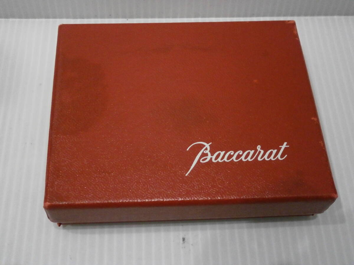 376 Baccarat バカラ クリスタルガラス ハート ネックレス ペンダント チョーカー アクセサリー レディース レッド系の画像2