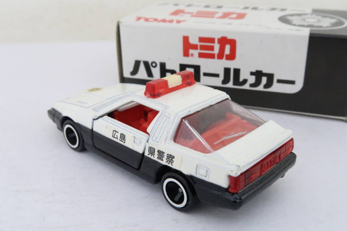 トミカパトカーフェア MITSUBISHI STARION 三菱 スタリオン 広島県警察 箱付 TOMICA PATROL CAR 日本製の画像4