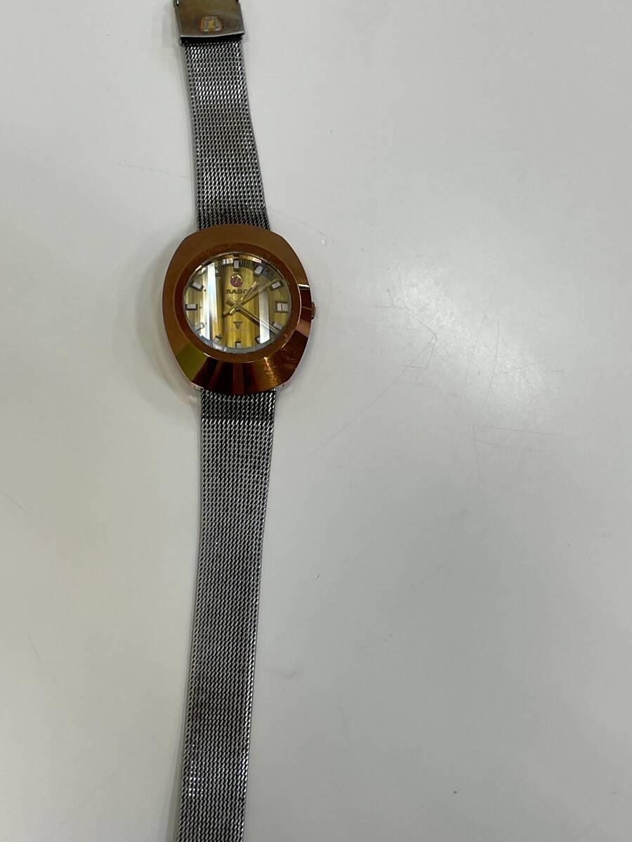 ◇◆14200 RADO バルボアV BALBOA 稼働 カットガラス メンズ 腕時計 アンティーク ヴィンテージ の画像1