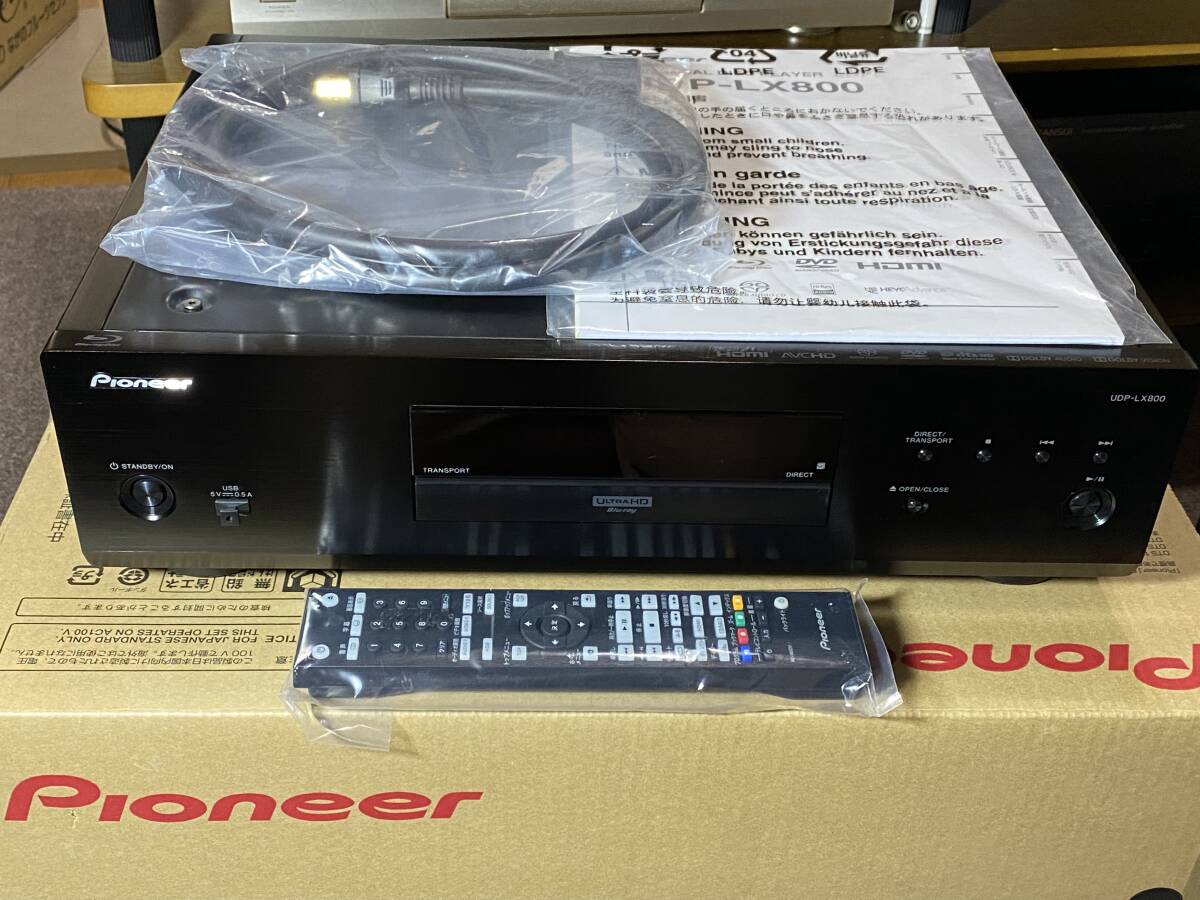 歴史的な名機 「 PIONEER UDP-LX800 」音は素晴らしく外観も極上美品ですが、画像が出ません！_画像9