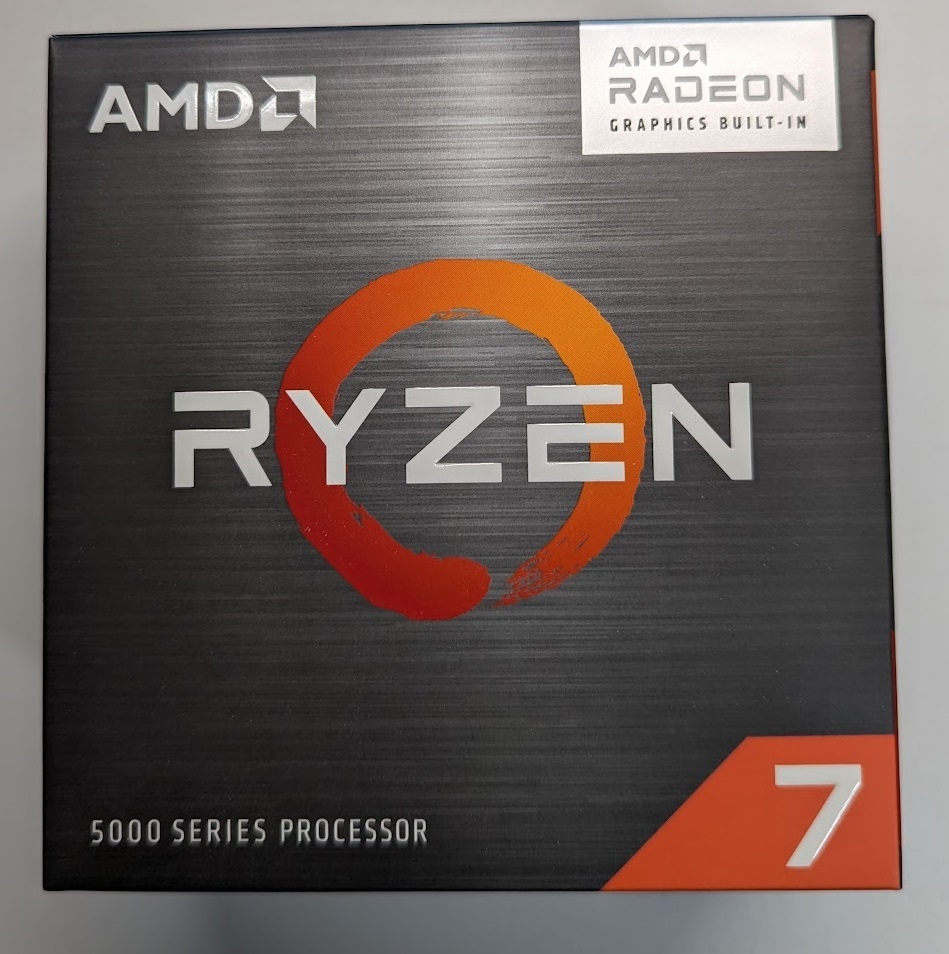 K AMD Ryzen 7 5700G BOX 純正クーラーのみ 新品未使用品の画像1