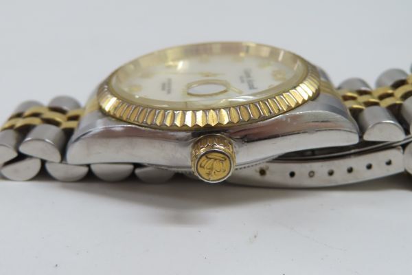 9117/dt/04.05 Gianni Accardi ジャンニ アッカルデ MOTHER OF PEARL DIAMOND メンズ腕時計の画像3