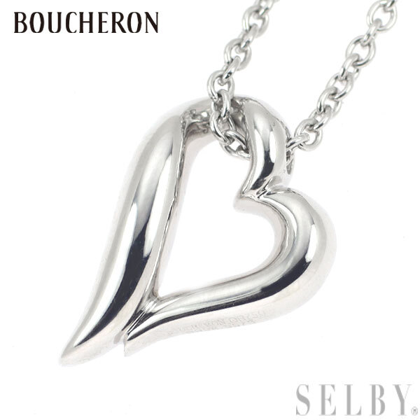 ブシュロン K18WG ペンダントネックレス Bコレクション 新入荷 出品1週目 SELBY