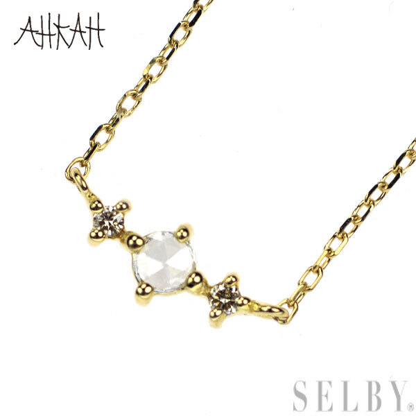 アーカー K18YG ローズカットダイヤモンド ペンダントネックレス エスポワール 新入荷 出品1週目 SELBY