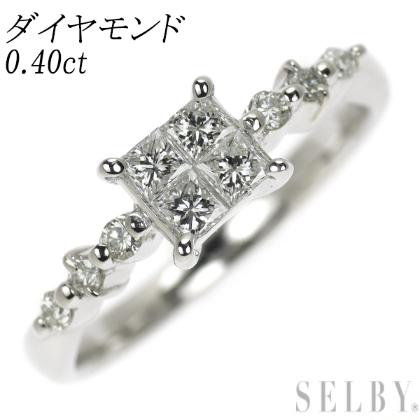 定番のお歳暮&冬ギフトの商品をすべ リング ダイヤモンド Pt900 0.40ct SELBY 出品1週目 新入荷 プラチナ台
