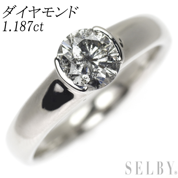 Pt900 ダイヤモンド リング 1.187ct 出品3週目 SELBY_画像1