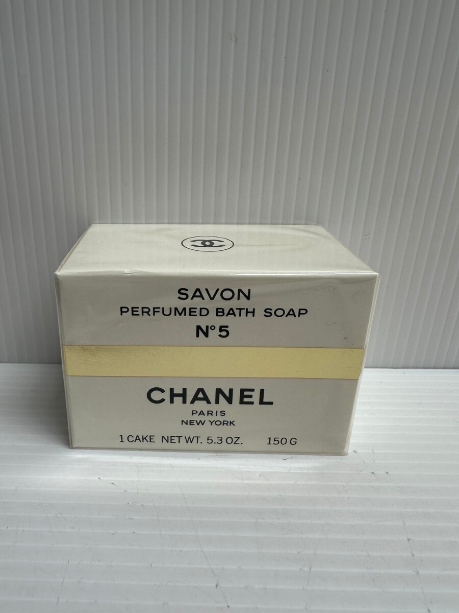 NA★1円〜保管品 未開封 シャネル CHANEL N゜5 SAVON サヴォン BATH SOAP 石鹸 150ｇ 縦約7cm 横10cm 幅6cmの画像1