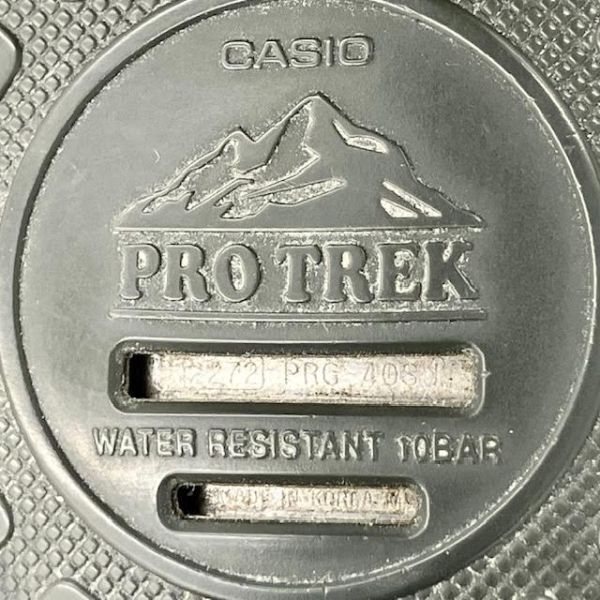 仙11【訳あり】CASIO PROTREK PRG-40SJ 腕時計 クォーツ デジタル ブラック系 カシオ プロトレック メンズの画像7