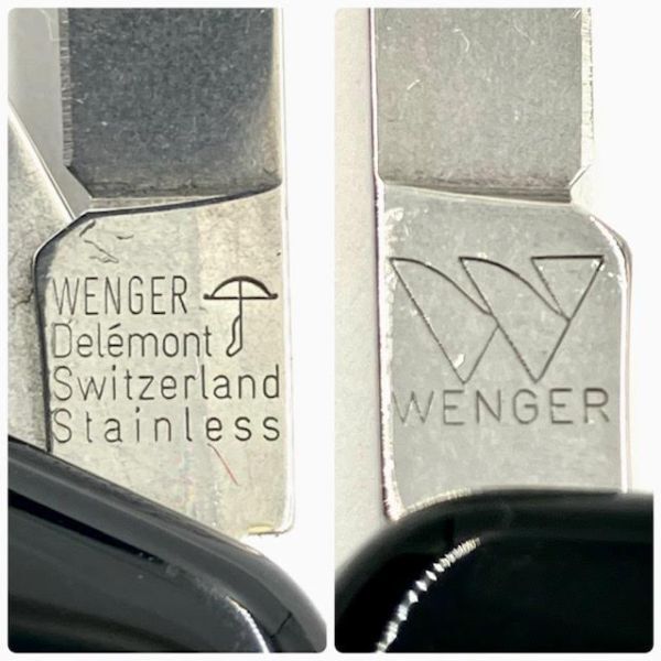 仙18【美品】WENGER CARANd'ACHE ボールペン ナイフ 2点セット ケース付 ウェンガー カランダッシュ サバイバルナイフ マルチツールナイフの画像10