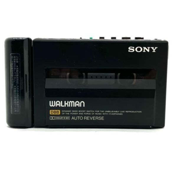 仙18 SONY WALKMAN WM-150 カセットプレーヤー ウォークマン ブラック ソニー ポータブルプレーヤー オーディオ機器の画像1