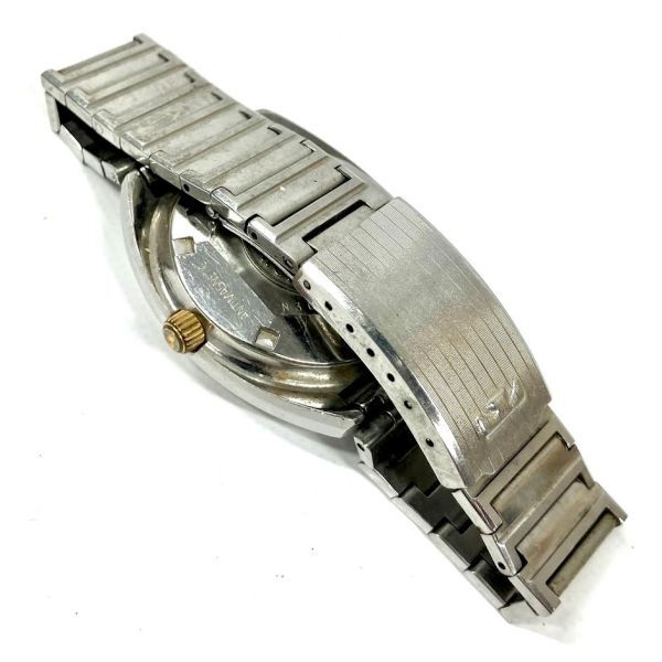 仙28【稼働】TECHNOS FIREBIRD 腕時計 自動巻き デイデイト ５面カットガラス テクノス ファイヤーバード メンズの画像4