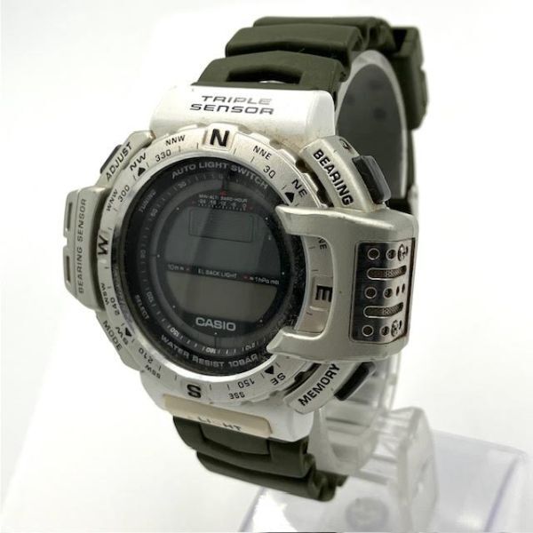 仙4 CASIO PROTREK PRT-40 腕時計 クォーツ デジタル 回転ベゼル メンズ カシオ プロトレック QZの画像3