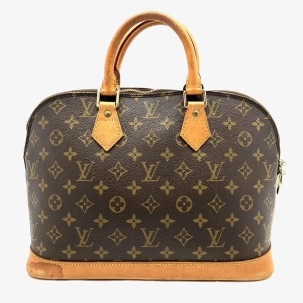 仙104 Louis Vuitton M51130 モノグラム アルマ ハンドバッグ ブラウン系 旧型 ルイヴィトン 手提げ 鞄 茶色の画像1